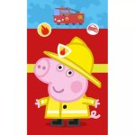   Peppa malac Fireman kéztörlő, arctörlő, törölköző 30x50 cm