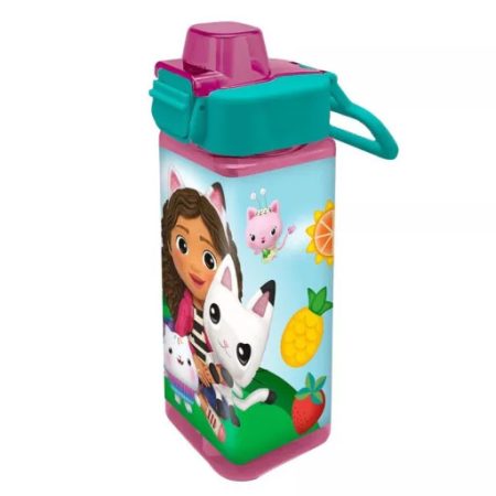 Gabi babaháza Smoothie Land square műanyag szívószálas kulacs 500 ml Gabi babaháza Smoothie Land square műanyag szívószálas kulacs 500 ml
