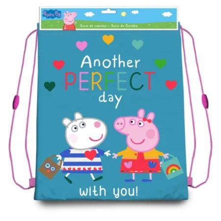 Peppa malac Perfect Day sporttáska tornazsák 40 cm Peppa malac Perfect Day sporttáska tornazsák 40 cm