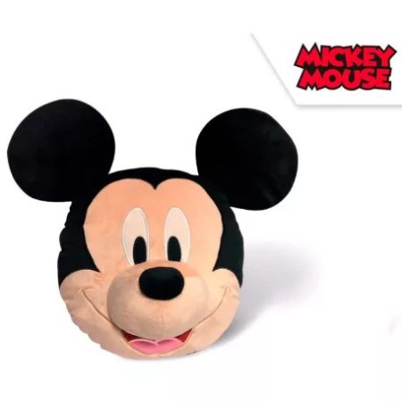 Disney Mickey fej 3D, plüss figura, párna 35 cm