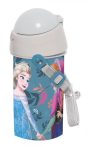   Disney Frozen, Disney Jégvarázs Kulacs, sportpalack 500 ml Pattintós kupakkal, akasztóval.