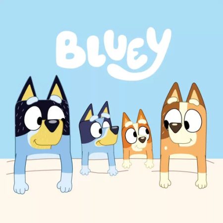Bluey Cozy kéztörlő, arctörlő, törölköző 30x30cm