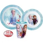 Disney Jégvarázs étkészlet, micro műanyag szett 
