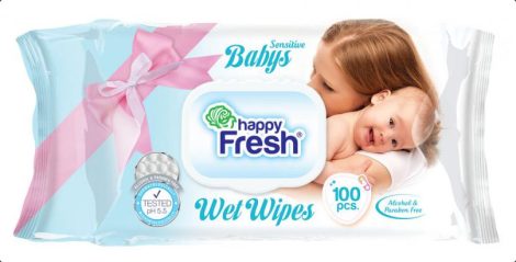 Happy Fresh baba törlőkendő