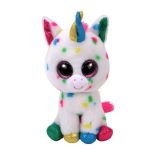 BOOS plüss figura HARMONIE, 15 cm - pöttyös unikornis