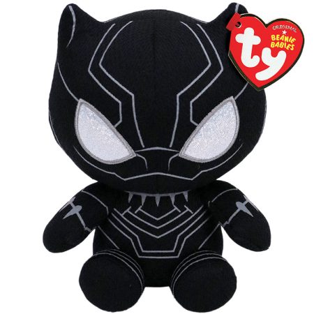 MARVEL FEKETE PÁRDUC BLACK PANTHER PLÜSS 15 CM TY BEANIE BABIES