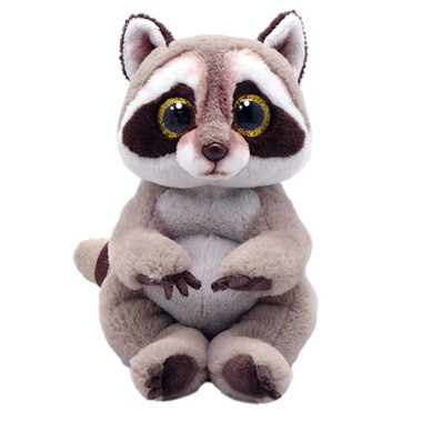 Ty Beanie Bellies PETEY, 15 cm - raccoon