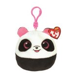 TY Squishy Beanies plüss figura BAMBOO, Clip 8,5 cm - panda