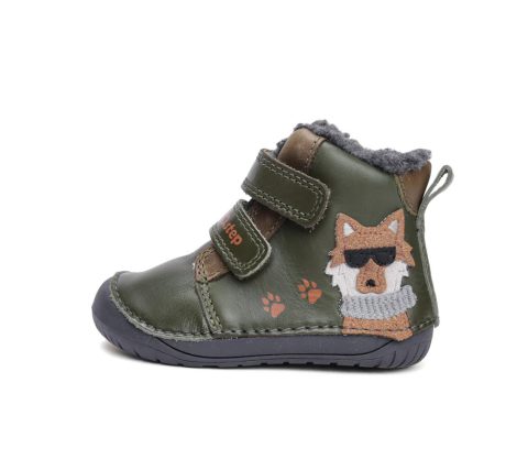 D.D.Step Kisfiú Barefoot Bélelt bokacipő 