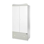   Lorelli Exclusive szekrény - White & Milky Green / Fehér & Zöld