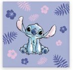   Disney Lilo és Stitch, A csillagkutya Purple kéztörlő, arctörlő, törölköző 30x30cm