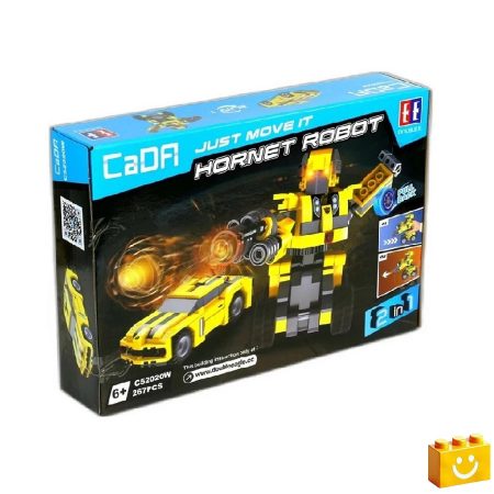 CaDA C52020W - Transformers - Űrdongó 2 az 1-ben építőjáték - 100% kompatibilis minden más kedvelt márkával CaDA C52020W - Transformers - Űrdongó 2 az 1-ben építőjáték - 100% kompatibilis minden más kedvelt márkával