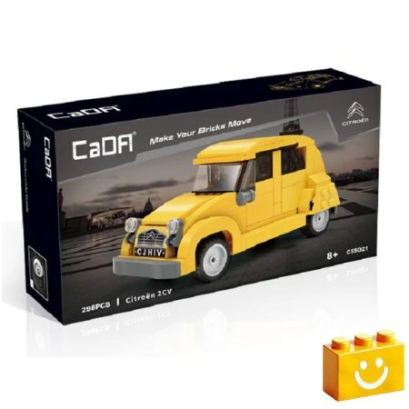CaDA C55021W - Citroen 2CV - kacsa építőjáték - 100% kompatibilis minden más kedvelt márkával CaDA C55021W - Citroen 2CV - kacsa építőjáték - 100% kompatibilis minden más kedvelt márkával