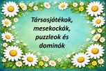 Társasjátékok, mesekockák, puzzleok és dominók