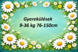 Gyerekülések 9-36 kg 76-150cm