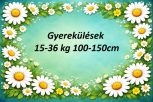 Gyerekülések 15-36 kg 100-150cm