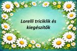 Lorelli triciklik és kiegészítők