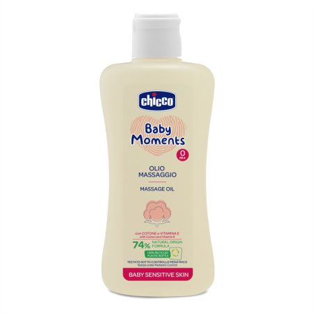 Chicco Babaolaj 200 ml - sensitive gyapotmagolaj és E-vitamin