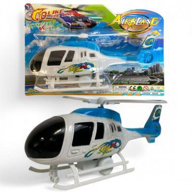 Helikopter, zsinórfelh., 3 szín, 19x15 cm lapon