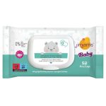 JimJams Baby nedves popsitörlőkendő – illatmentes 52db