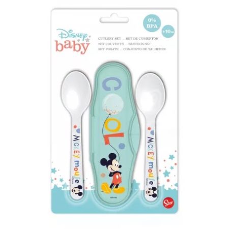 Disney Mickey Baba utazó evőeszköz készlet Disney Mickey Baba utazó evőeszköz készlet