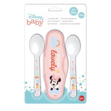 Disney Minnie Baba utazó evőeszköz készlet  
