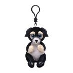   Ty Beanie Bellies plüss figura RANGER, Clip 8,5 cm - fekete kutya